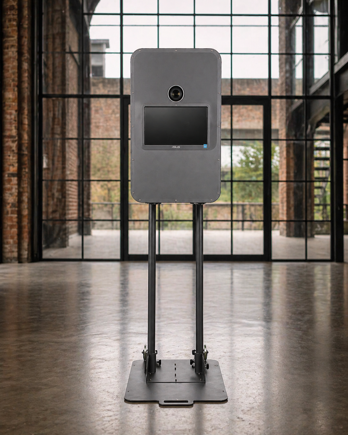 Industrial Fotobox mit modernem Design